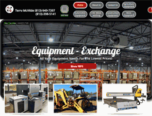 Tablet Screenshot of equipment-exchange.net